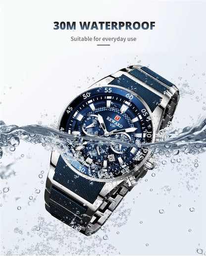 REWARD VIP 81011 Business for Men's Watch Waterproof 30MT
