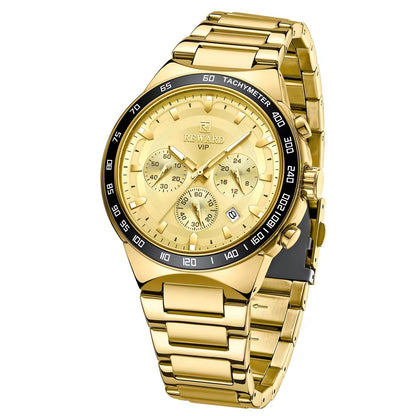 REWARD RD81967M 81967 Japan Quartz Mens Quality Water Resistant Watches Luminous Luxury Business Stainless Steel Back Case Watch