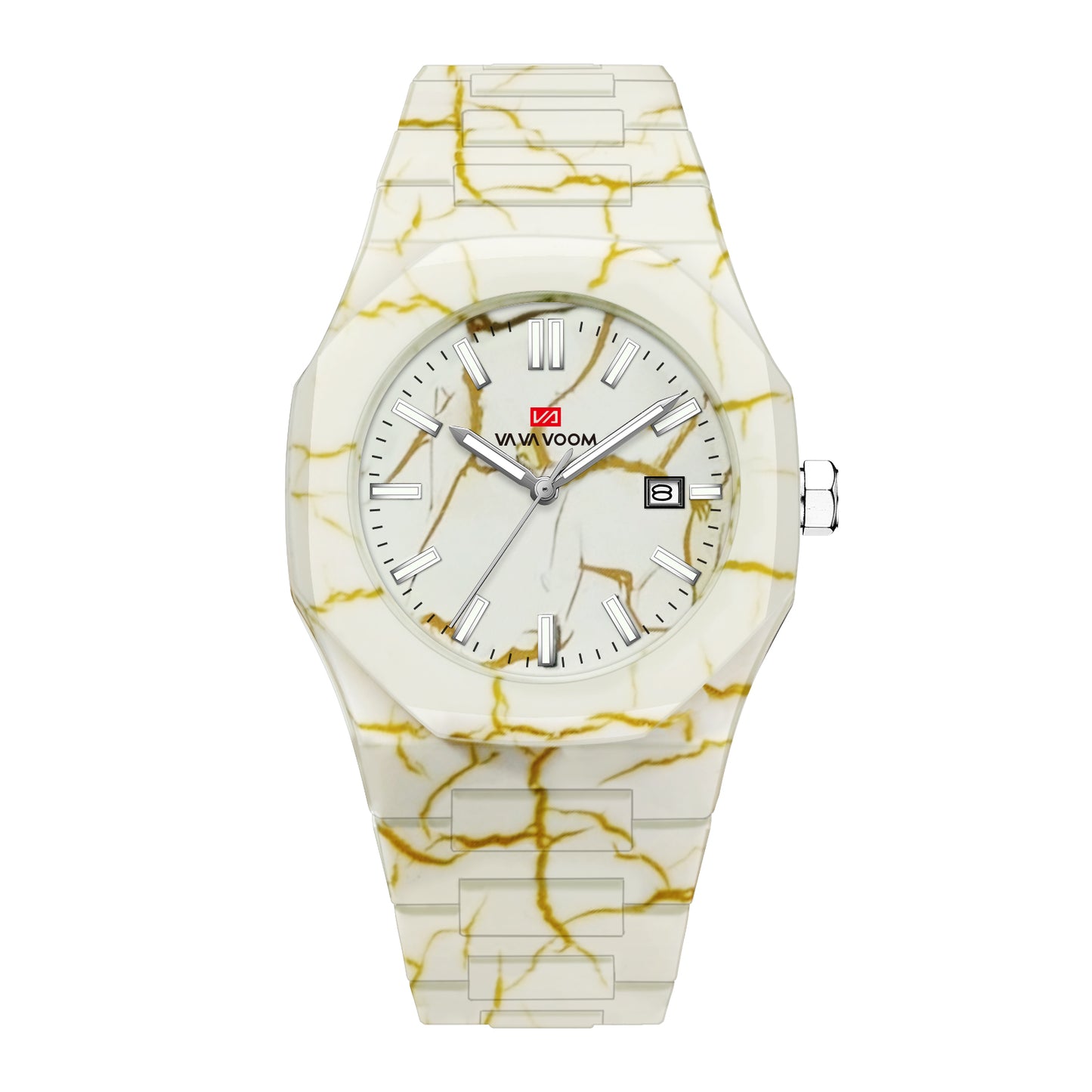 VA VA VOOM Premium Luxury Men's Wristwatch High Quality Quartz Waterproof