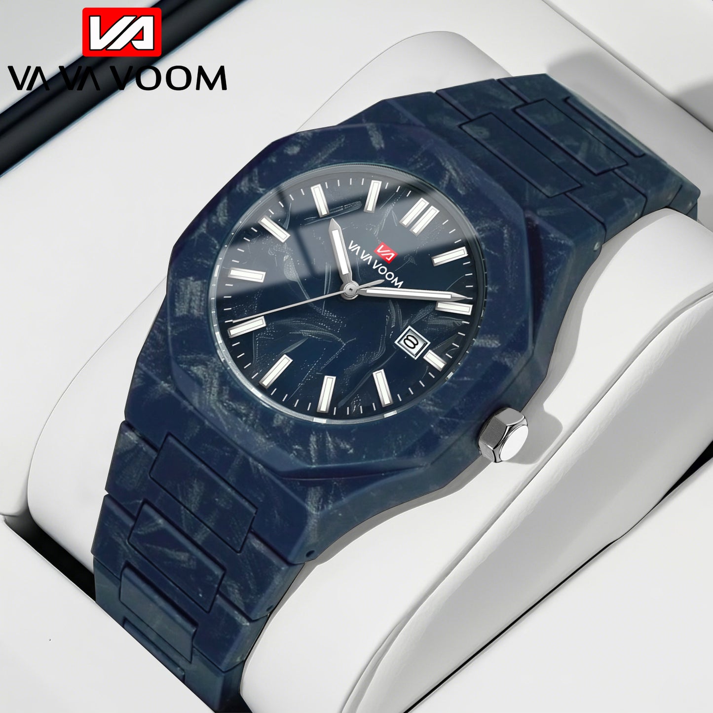VA VA VOOM Premium Luxury Men's Wristwatch High Quality Quartz Waterproof