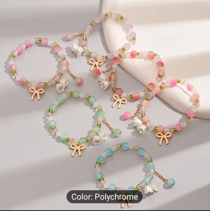 6pcs Cute & Colorful Beaded Bracelets