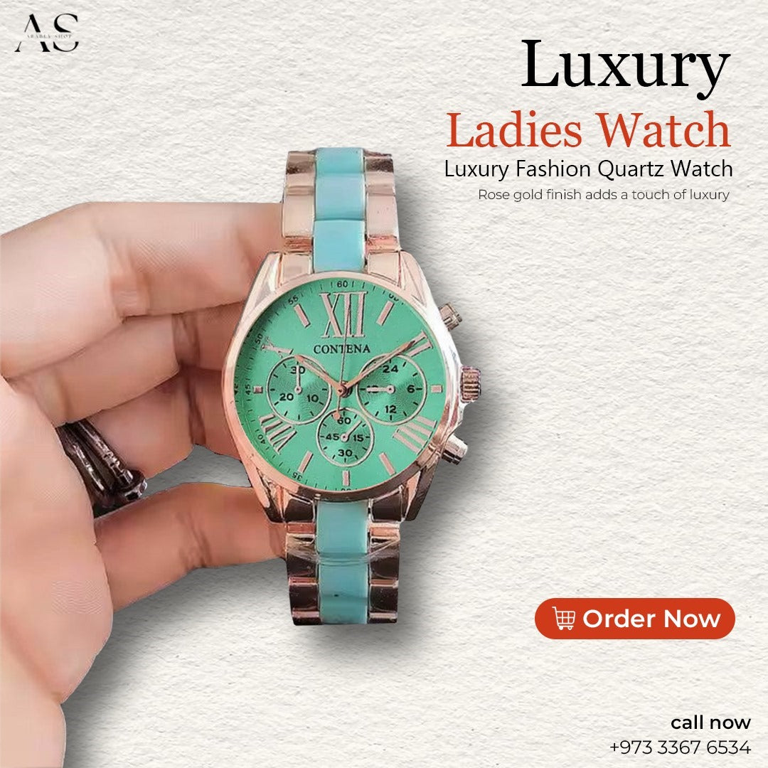 Multi color Fashion New Business Watch Simple and Ladies Watch Luxury Fashion Quartz Watch
