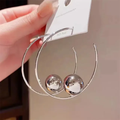 Exaggerated Large Circle Hoop Earrings Women Jewelry