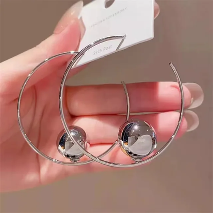 Exaggerated Large Circle Hoop Earrings Women Jewelry